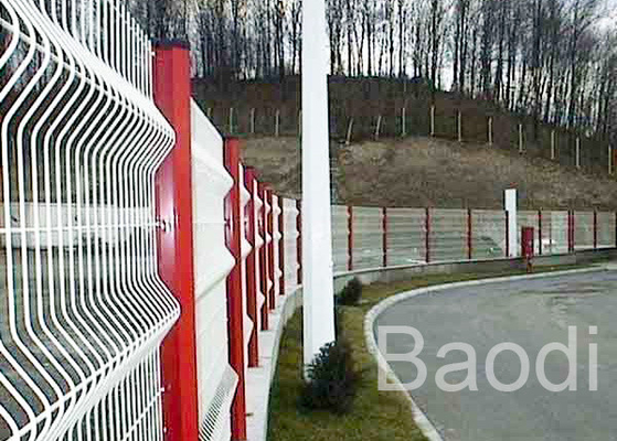 Degré de sécurité fiable soudé par blanc de barrière de grillage pour la protection 2.4m x 3m de machine