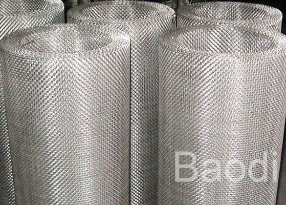 Maille fine nette 1m x 30m, tissu d'acier inoxydable d'insecte de fil tissé résistant à la chaleur