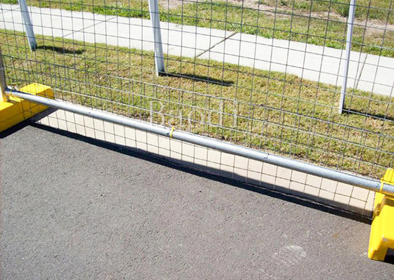 Barrière provisoire soudée de maille enduite par zinc pour des événements extérieurs spéciaux 1.8m x 2.4m