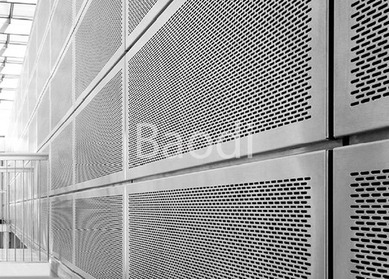 Tôle d'acier perforée galvanisée par trou encochée pour l'architecture 1.5m x 3m