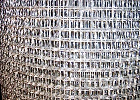 Petit pain tissé serti par replis galvanisé électrique de panneaux de grillage pour des industries de mine