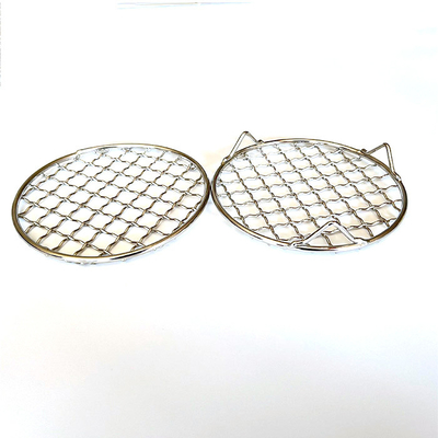 Étagère de refroidissement en acier inoxydable Grille de cuisson BBQ Accessoires de cuisine multifonctionnels conçus avec maillage soudé