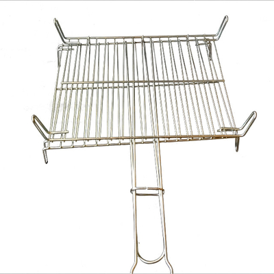 Rack de fil de barbecue extérieur à usage lourd avec largeur de panneau rectangulaire de 15 à 65 cm