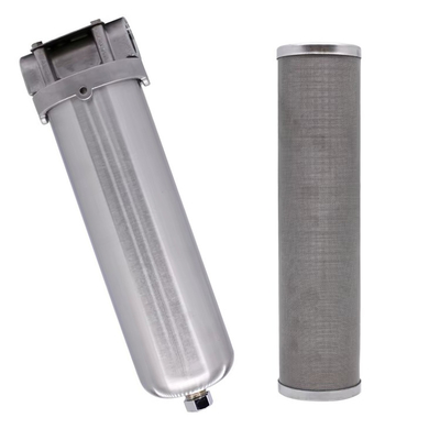 Préfiltre en acier inoxydable 304 pour la maison Toute la maison Purificateur d'eau à grand débit NPT/BSPT/BSP Thread Standard 0.1-1Mpa
