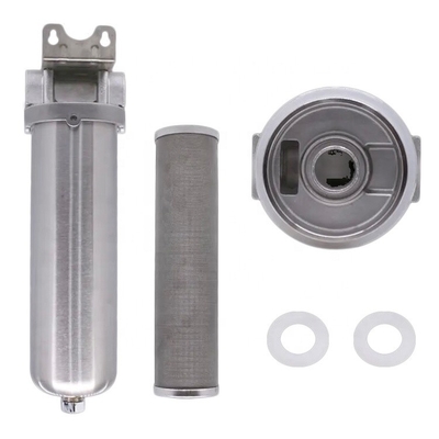 SS 304/316 10 pouces en acier inoxydable Filtre à eau pour les systèmes de maison entière dans l'impression laser