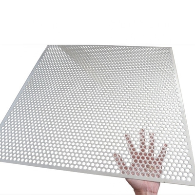 Technique perforée en extérieur, trou de perforation ronde, feuille de métal parfaite pour l'écran de construction