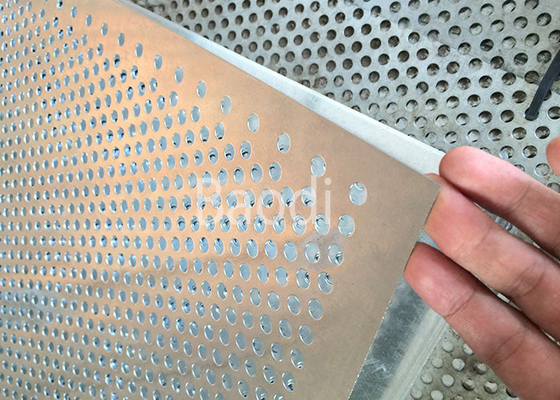 Largeur en aluminium 1M Perforated Wire Mesh Construction Screen d'acier inoxydable