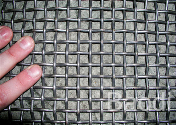Fil serti par replis adapté aux besoins du client Mesh Electro Galvanized d'écran de vibration