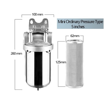 Filtre à eau en acier inoxydable