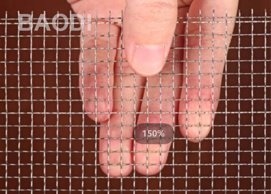 Acier inoxydable tissé par construction Mesh Alkali Resisting serti par replis de l'écran 316