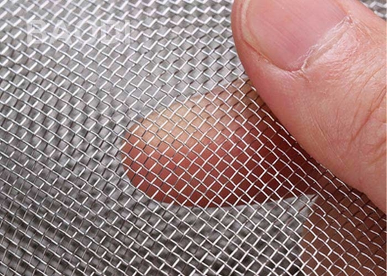 Construction en aluminium Mesh Plain Weaving Alkali Resistant serti par replis par 0.4mm
