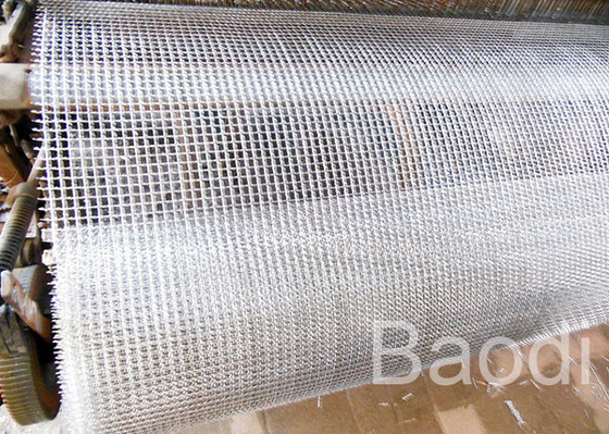 Grillage tissé Rolls, d'acier inoxydable panneaux de grillage tissés par modèle carré