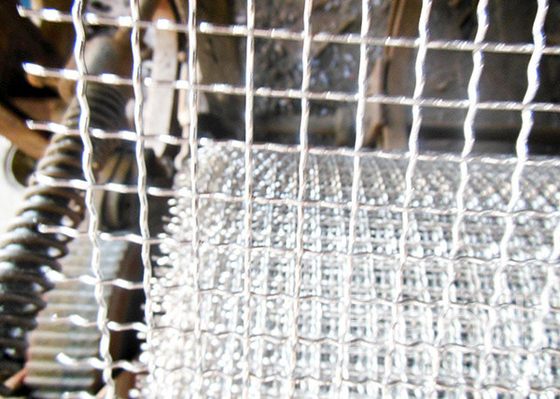 L'aluminium carré a serti par replis le grillage 1/2 » X 0,063&quot; pour l'architecture/construction