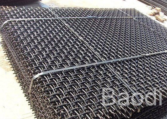 Résistant à hautes températures de petit pain/panneau de maille d'écran de vibration d'acier au carbone