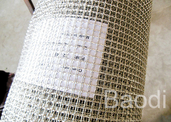 Maille en acier carrée d'écran pour la construction, écran de grillage tissé par aluminium