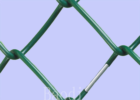 Le PVC a enduit l'écran de tissu de barrière de maillon de chaîne de la structure ronde de courrier/entreprise