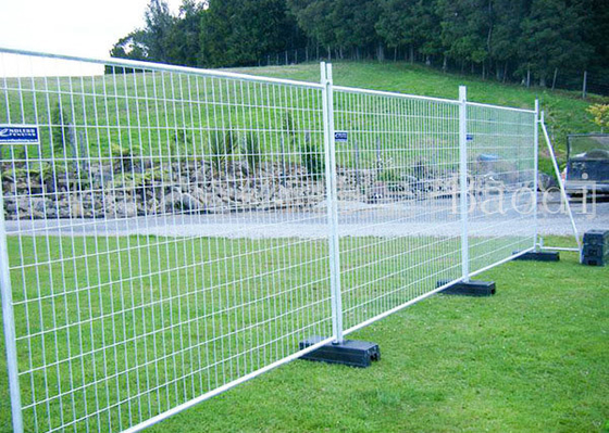 Événement provisoire galvanisé démontable clôturant avec le cadre rond/maillage de soudure