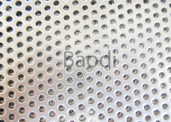 Tôle d'acier perforée en aluminium d'écran architectural avec le modèle de trou rond