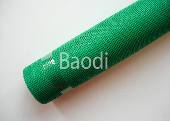 Petit pain vert de haute résistance de maille d'écran de mouche ignifuge avec 500 - 3000 millimètres de taille