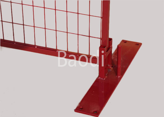Panneaux portatifs galvanisés de barrière, barricades debout libres de contrôle des foules