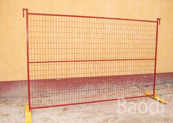 Panneaux portatifs galvanisés de barrière, barricades debout libres de contrôle des foules