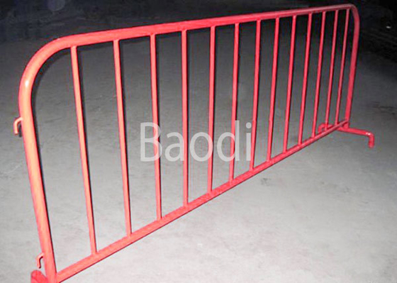 Barrière provisoire de maille soudée par rouge démontable pour la barrière de contrôle des foules de haute résistance