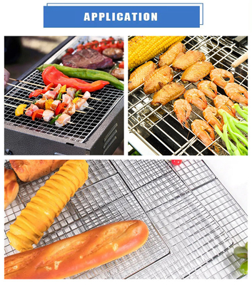 Grill à BBQ étanche à l'eau et rack de refroidissement en acier inoxydable