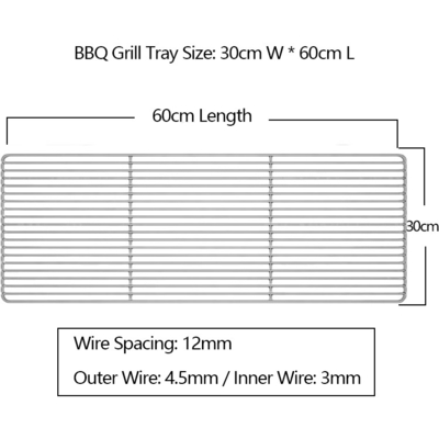 Grille de barbecue en acier inoxydable Grille de barbecue en acier inoxydable Grille de barbecue
