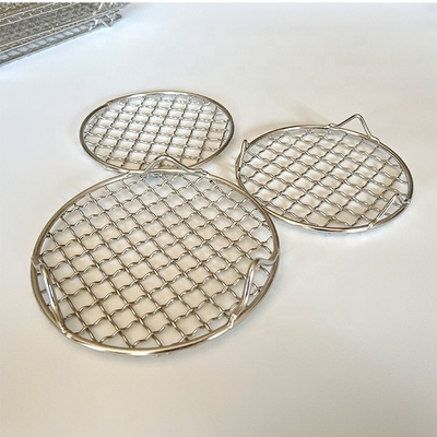 Maillage de barbecue au charbon de bois en acier inoxydable résistant aux collants et durable pour un gril sans effort 2 cm / 5 cm