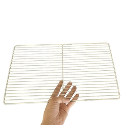 Grille à charbon de bois extérieur Grille de cuisson polyvalente Grille de barbecue en acier inoxydable durable Compatible avec des grilles rondes ou rectangulaires