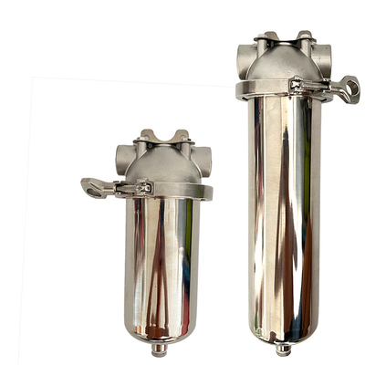 5/10/20 pouces cartouche en acier inoxydable Filtre de logement pour le débit de filtration 6/8/15 T/H 0 puissance w