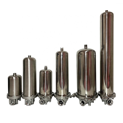 5/10/20 pouces cartouche en acier inoxydable Filtre de logement pour le débit de filtration 6/8/15 T/H 0 puissance w