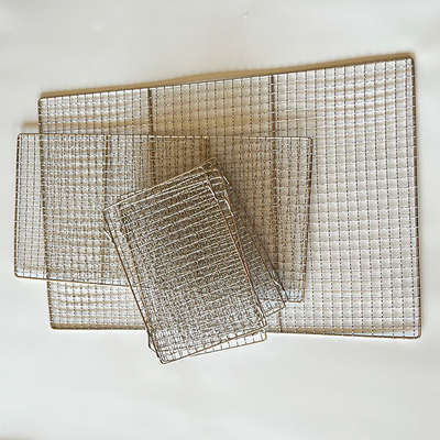 Grilles extérieures parfait compagnon lourd renforcé barbecue filet de fil avec même surface de cuisson
