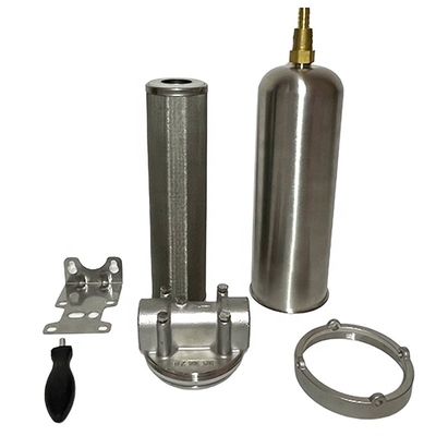 Casque de filtre en acier inoxydable de 30 pouces pour les filtres à cartouche NPT/BSPT/BSP Thread Standard Inlet/Outlet 1/2 Conception compacte