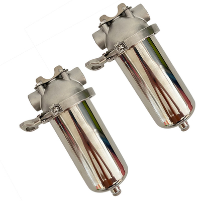 Cartouche de filtrage en acier inoxydable pour le traitement de l'eau 5" / 10" / 20" / 30" Longueur et fonction de préfiltration