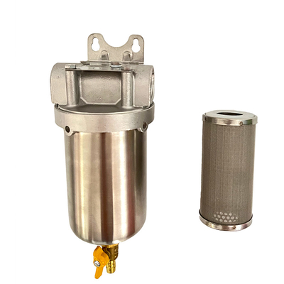 Efficacité de débit Filtre de tuyauterie en acier inoxydable pour filtrage industriel NPT/BSPT/BSP