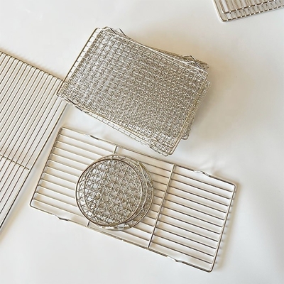 Grilles de cuisine avec espace de grillage personnalisable et résistance à la chaleur Gourmet Barbecue Mesh