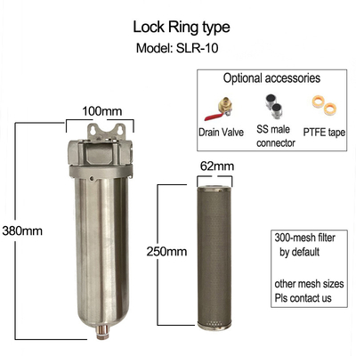Intégration/sortie du filtre DEF poli 1/2&quot; / 3/4&quot; / 1&quot; pour une installation universelle sur divers véhicules et équipements diesel