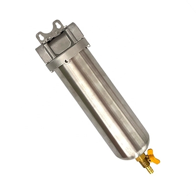 Réservoir de filtre DEF 2,5*10 pouces Réservoir de préfiltre SS304 poli 15T/H Débit