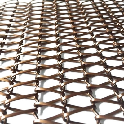 Partitions en treillis métalliques en tissu Traverser la tige Dia 1,5 mm Surface ouverte 69.6% La solution ultime pour créer des espaces modernes
