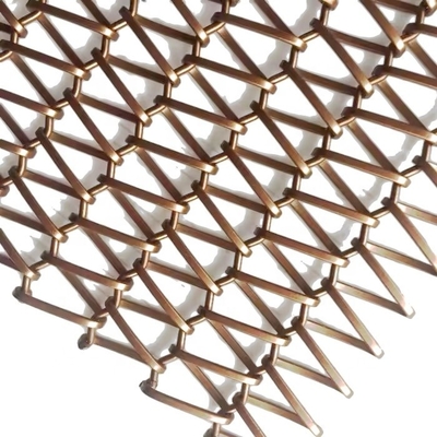 Partitions en treillis métalliques en tissu Traverser la tige Dia 1,5 mm Surface ouverte 69.6% La solution ultime pour créer des espaces modernes