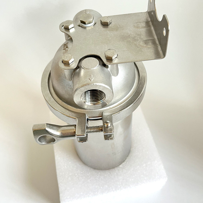 Préfiltration de l'eau Cartouche filtrage à filetage de 10 pouces durable avec une sortie de 1 pouce Parfait pour la filtration de l'eau domestique