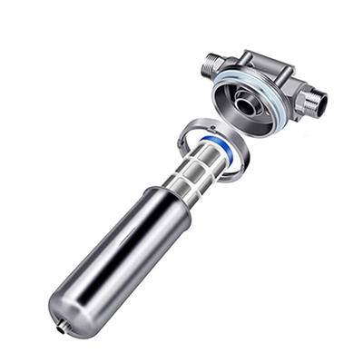 Système d'installation de filtration de l'eau Système de préfiltration domestique en acier inoxydable robuste 10 pouces Préfiltre pour l'eau propre et sûre