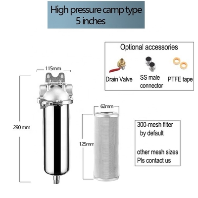 Élevez votre hydratation Système de filtration d'eau de maison en acier inoxydable avec langage d'exploitation en anglais et moule privé