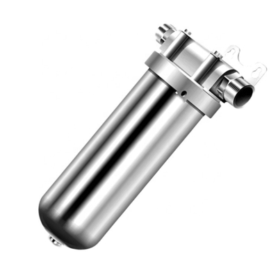 Langue de fonctionnement anglaise Préfiltre en acier inoxydable de 20 pouces pour la filtration de l'eau résidentielle