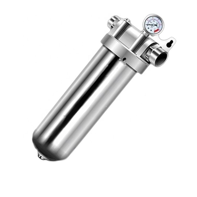 Préfiltre à flux modulaire en acier inoxydable longueur de cartouche de filtre 10&quot; pour SS304/SS316 et type de pression ordinaire