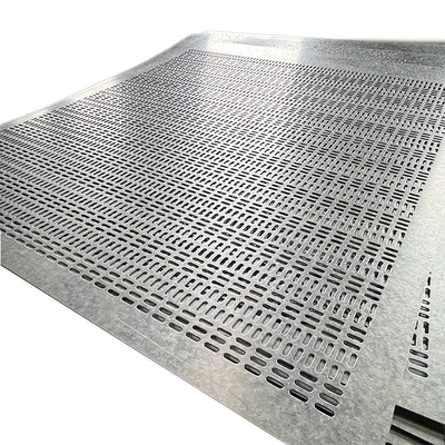 Épaisseur personnalisable Panneau d'acier perforé fort Options pour une finition lisse Barrières métalliques de sécurité