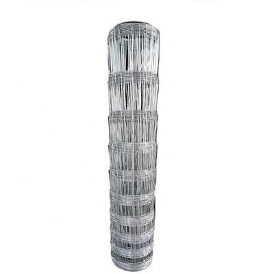 Imbattable contrôle du bétail fil galvanisé Mesh clôture de bétail avec cadre métallique et 10/15/20/25cm espacement vertical de fil