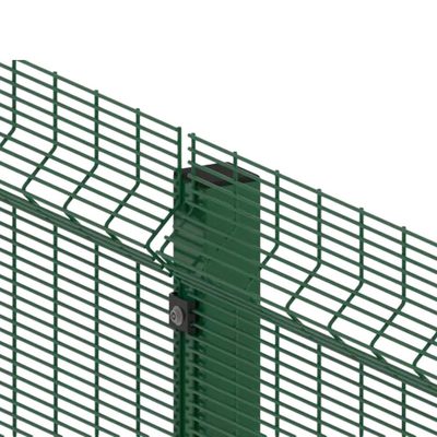 Résistance à l'intrusion de 3 x 0,5 x BWG8 358 clôture en treillis soudés pour les prisons et les zones sensibles