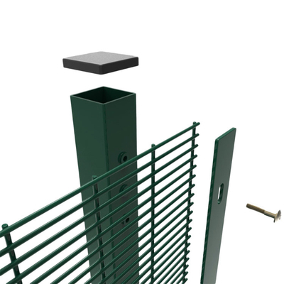 Résistance à l'intrusion de 3 x 0,5 x BWG8 358 clôture en treillis soudés pour les prisons et les zones sensibles